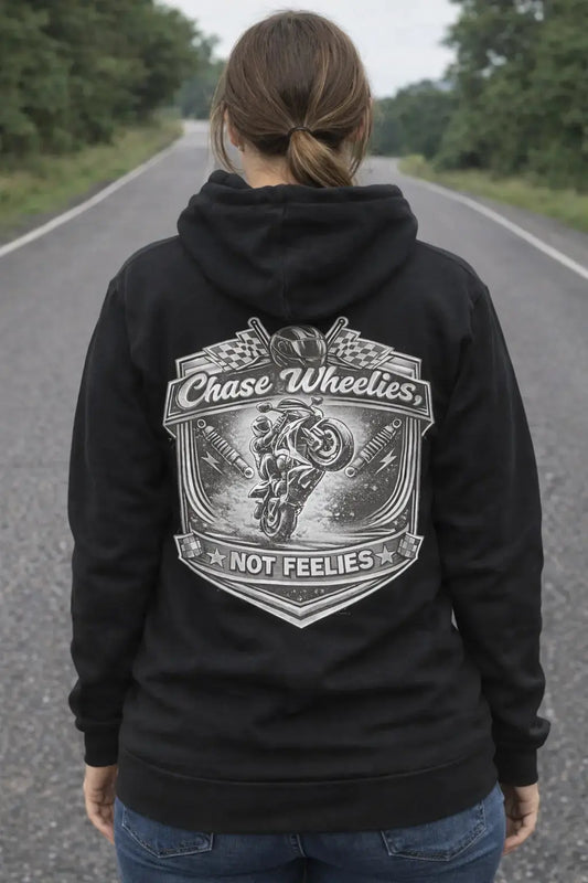 Chase Wheelies Not Feelies Hoodie Infinity Custom Designs LLC