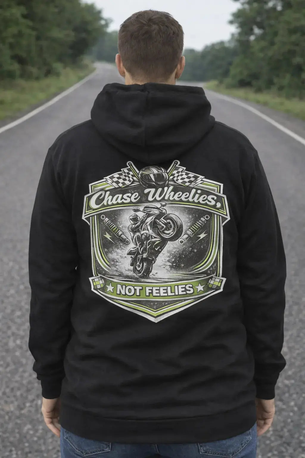 Chase Wheelies Not Feelies Hoodie Infinity Custom Designs LLC