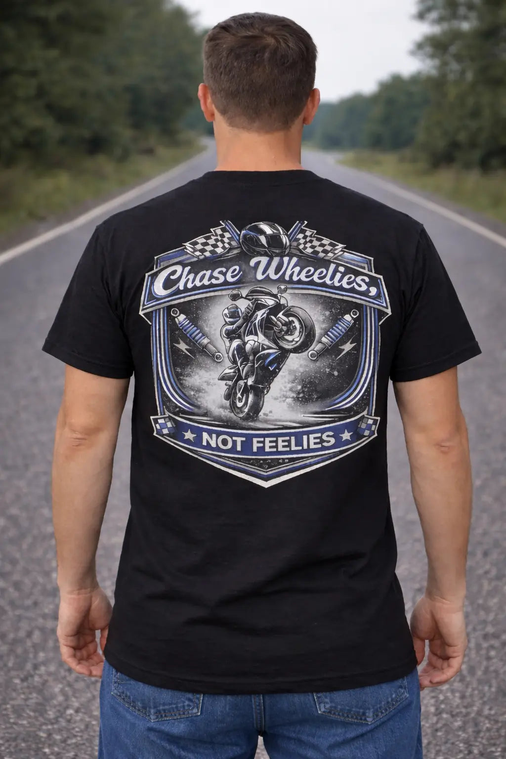 Chase Wheelies Not Feelies T-shirt Infinity Custom Designs LLC