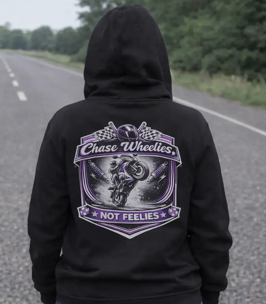 Chase Wheelies Not Feelies Hoodie Infinity Custom Designs LLC